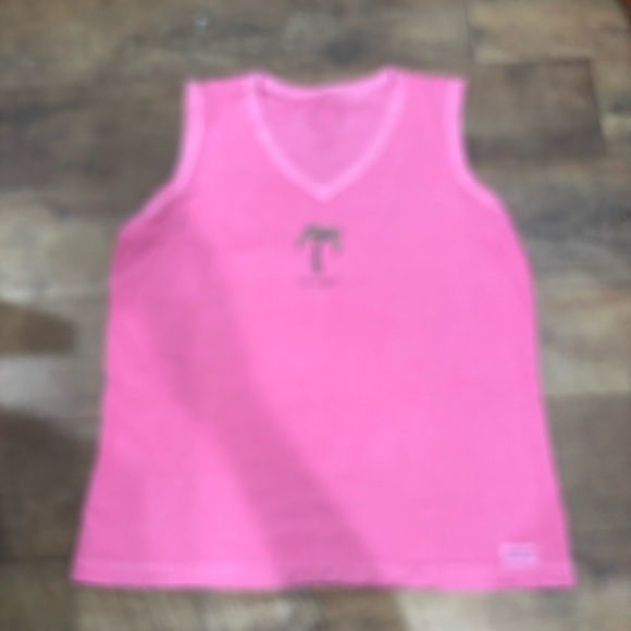 Pink Life Is Good Tank Top - Picture 2 of 5